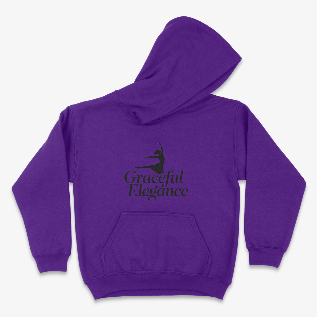 Graceful Elegance Dancer Youth Hoodie